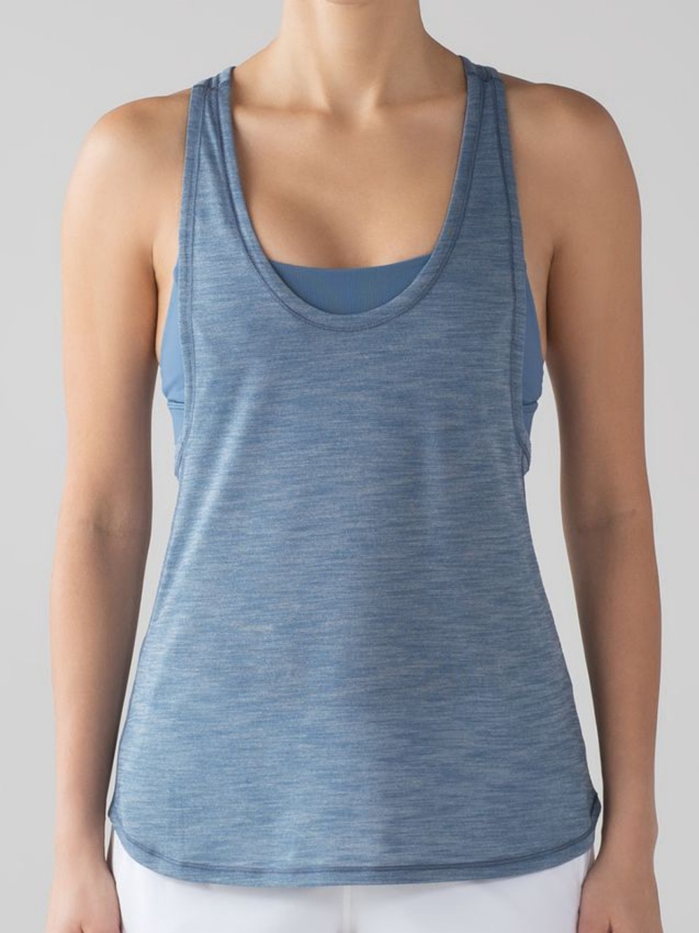 Lululemon Glide and Stride Tank Heathered Illuminight size 6